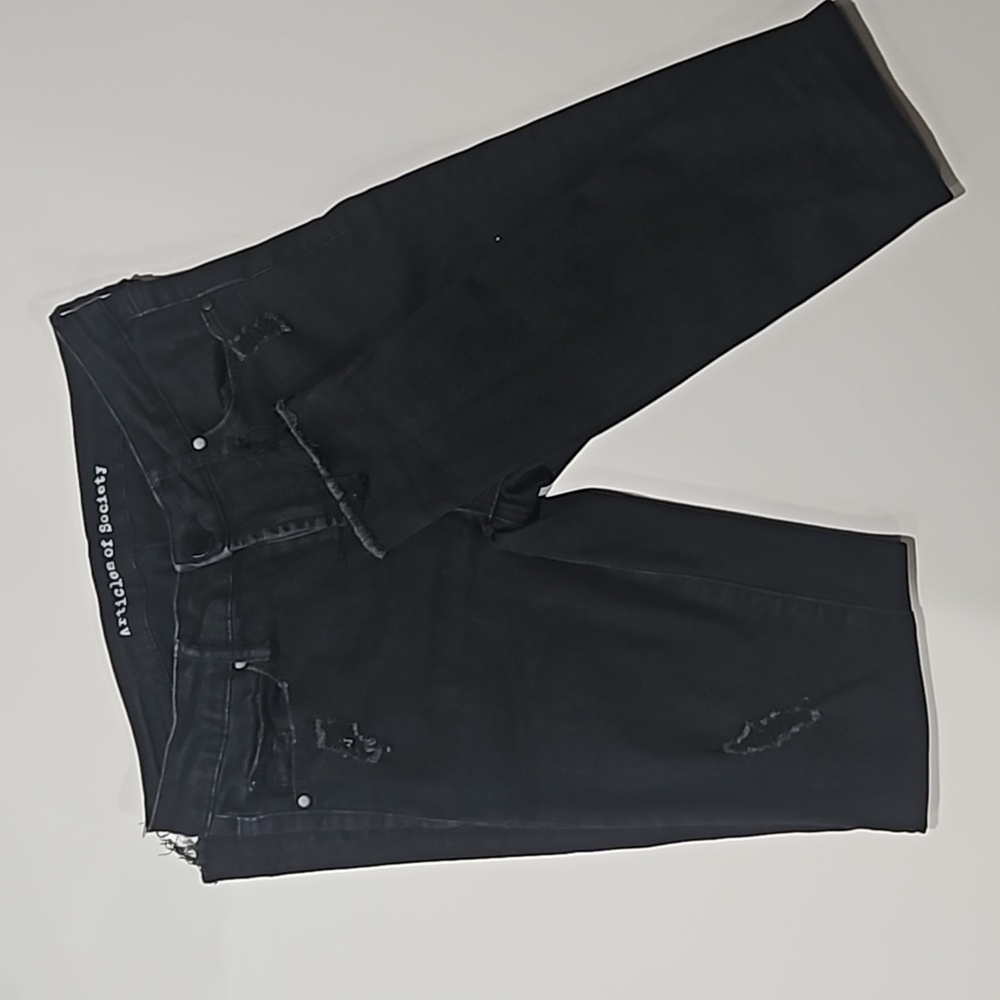 Articles of society jeans black straight leg